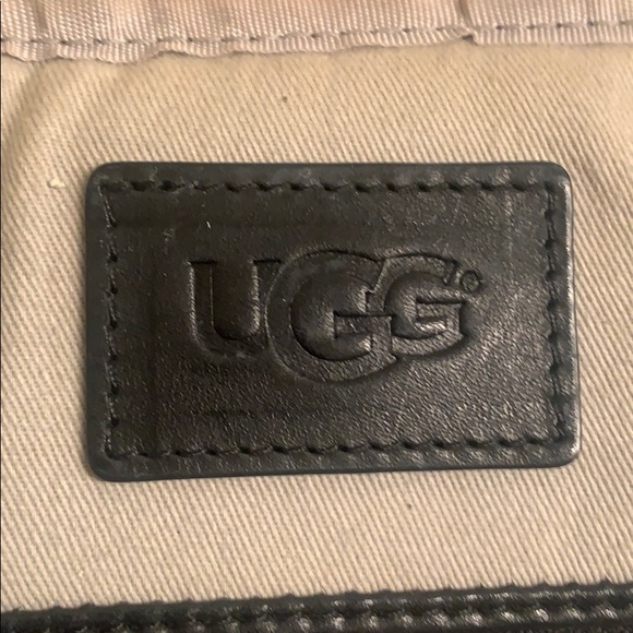 💮UGG black leather laptop bag💮 - Picture 2 of 11
